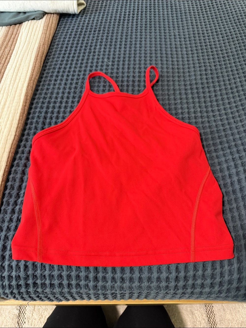 lululemon athletica Red High-Neck Camisole